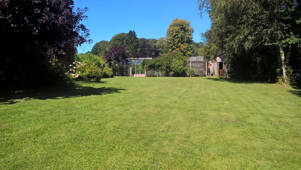 Sit anywhere in the garden and enjoy the peace and quiet