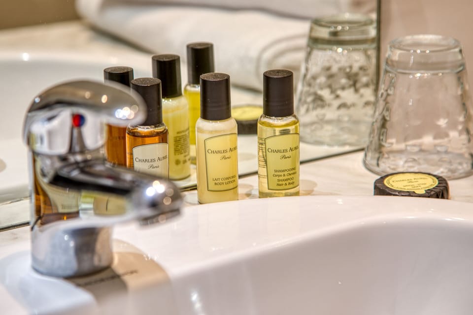 Suite | Bathroom | Free toiletries, hair dryer, towels, soap