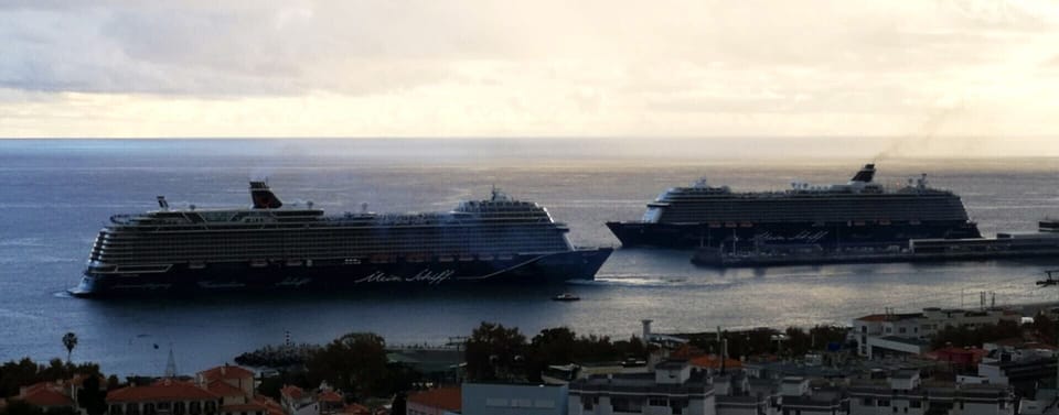 Vista dos quartos de dormir da casa da Rochinha 