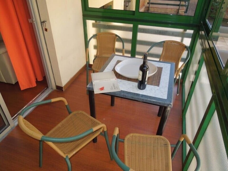 Terrace with a glass stem (like a winter-garden)