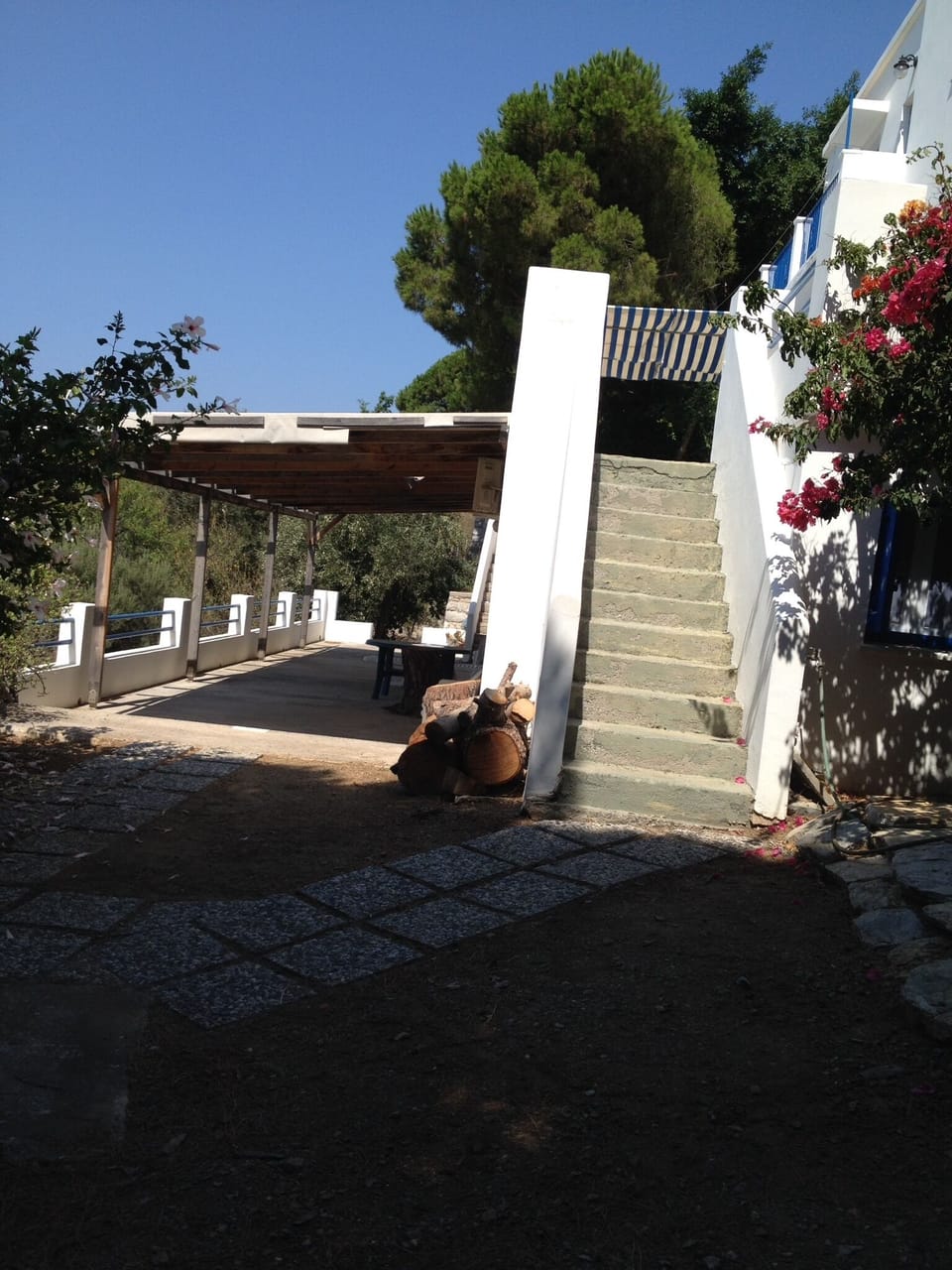 The lower terrace