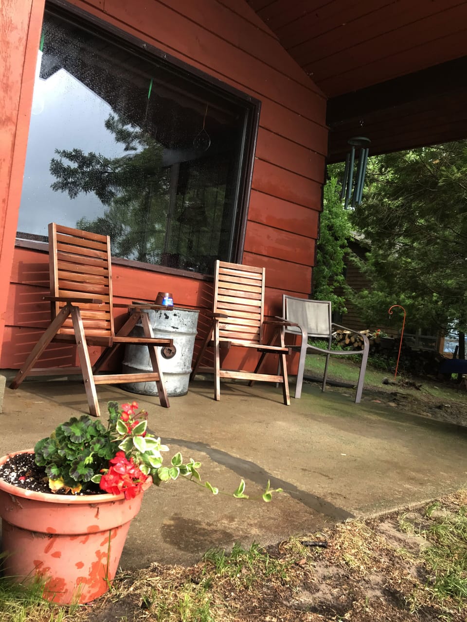 Enjoy your morning coffee on the patio with this view! (see next)