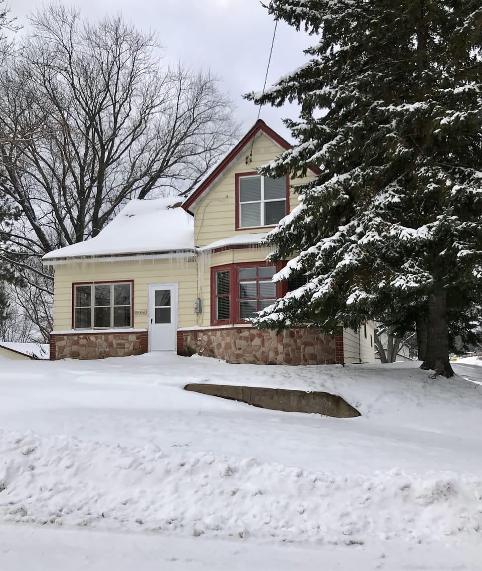 Front Exterior in Winter 