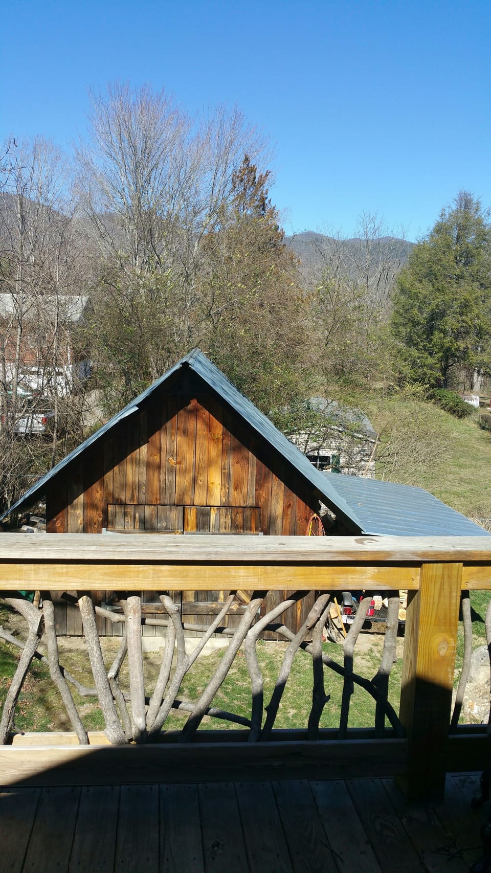 View of 7 Sisters Peaks