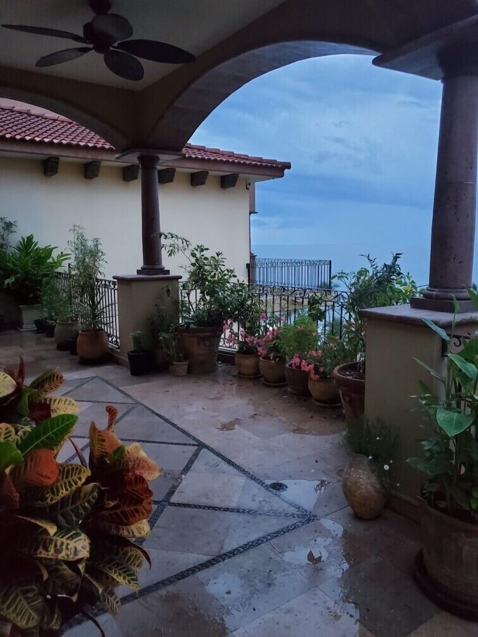 Unit is unique because of it’s lush private garden that lines the patio.