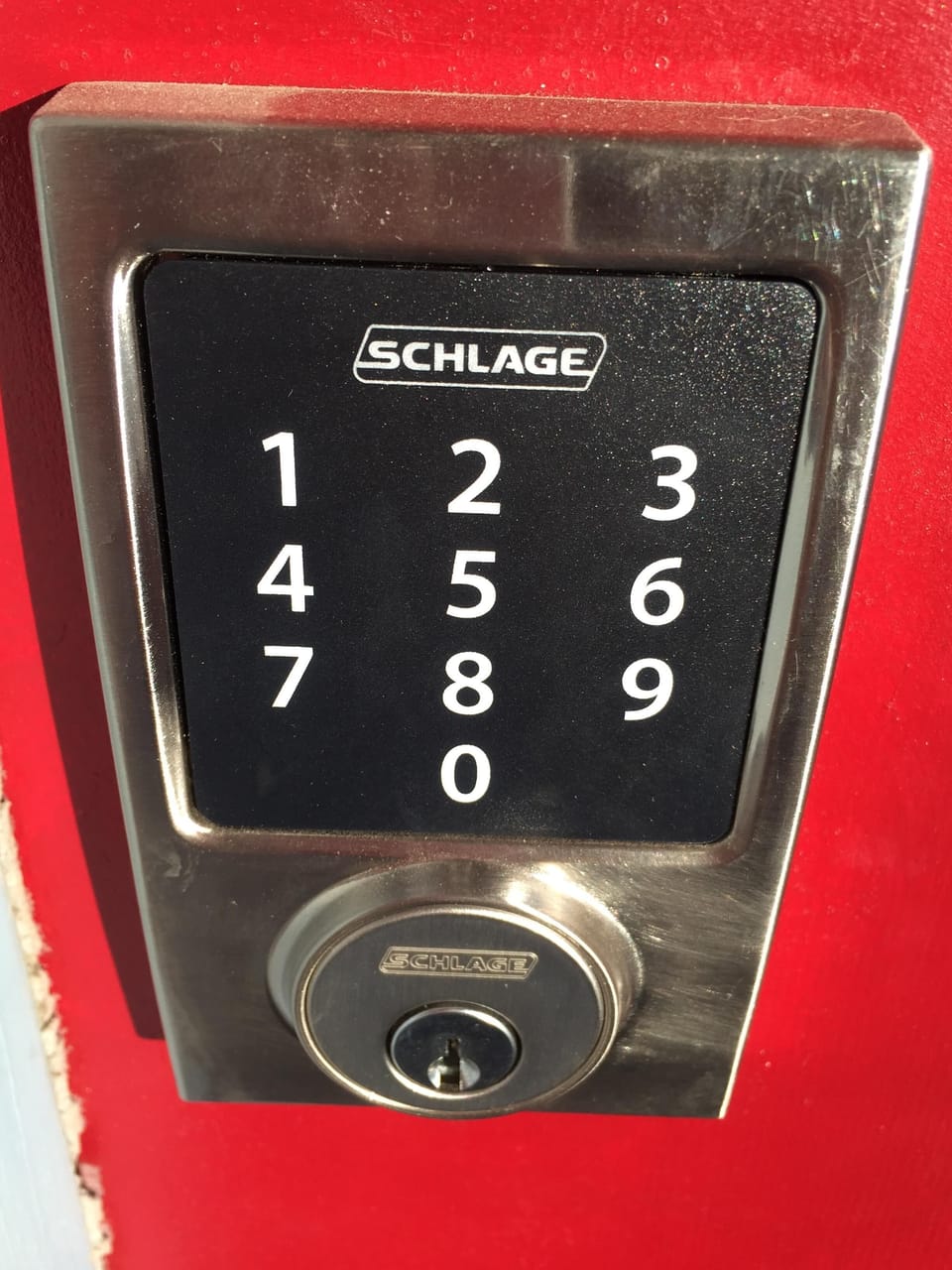 Secure keyless entry with your own private code