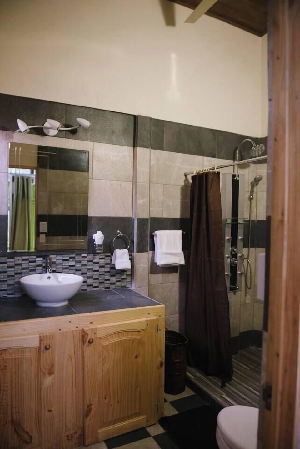 Master bath directly off of room for added privacy when you have more than one family staying with you