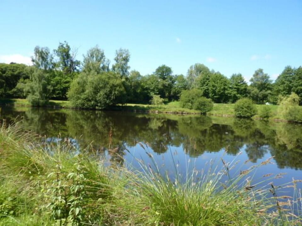 The private 2 acre Lake