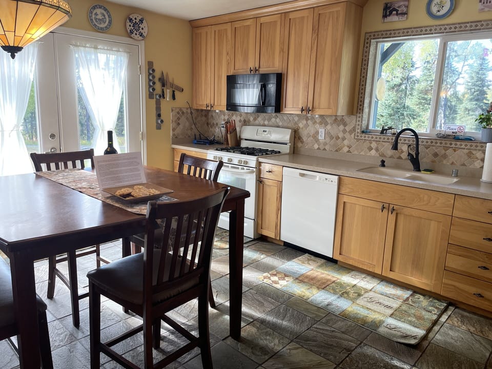 Kitchen is fully loaded with all you need!  