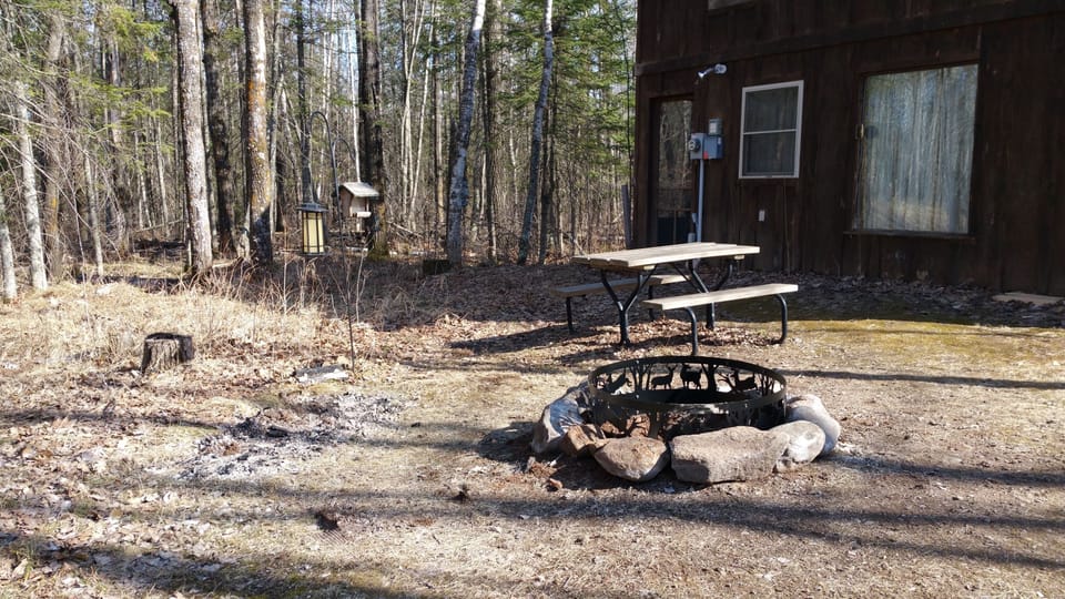 Fire pit and Picnic Table