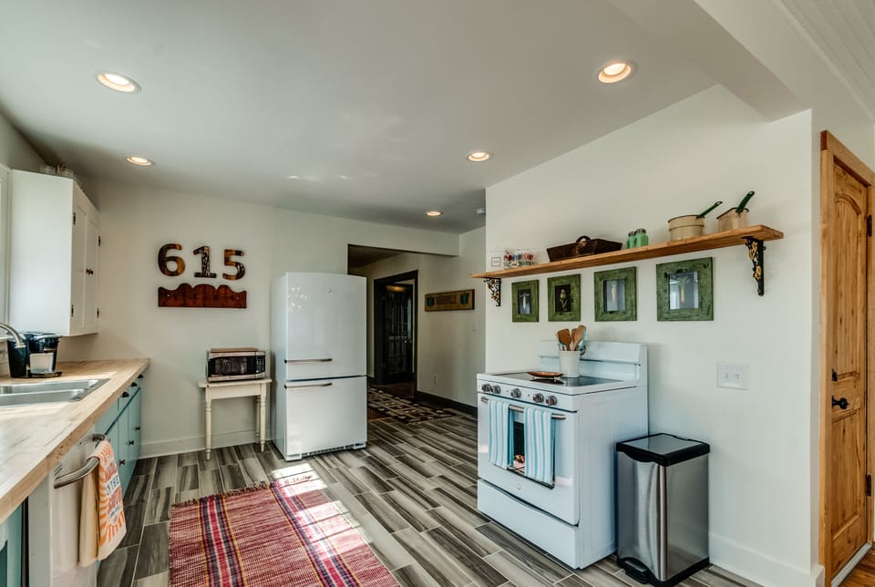 Easily access both bedrooms just steps away from the heart of the home. 