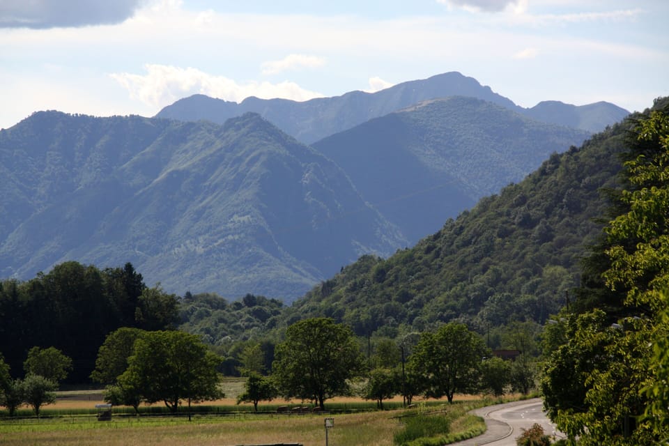 The mountains near Dumenza