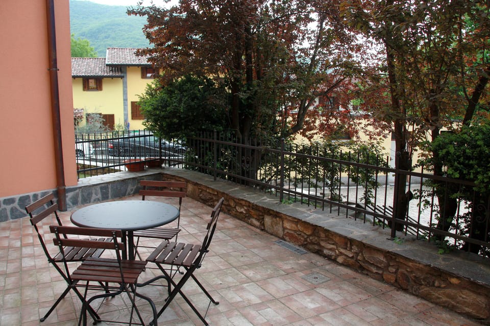 Terrace of our holiday apartment - plenty of room