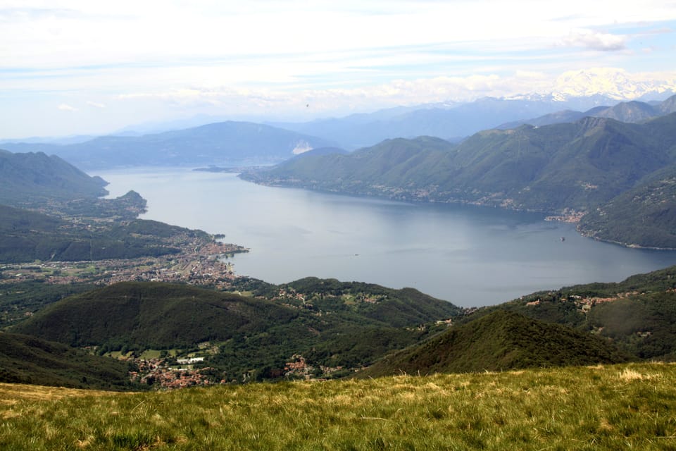 Lake Lugano from Monte Lema