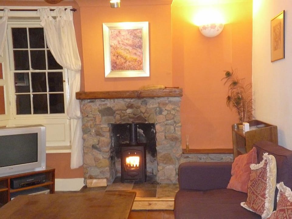 The sitting room stove