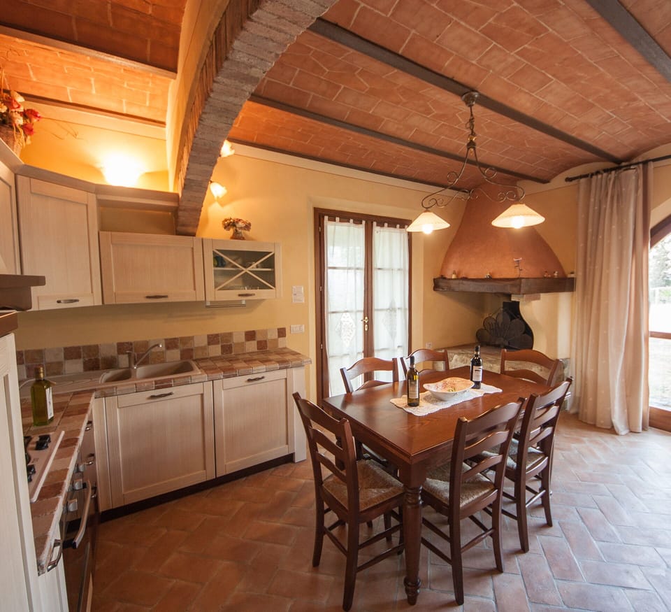 Kitchen ready to cook delicious Italian dishes