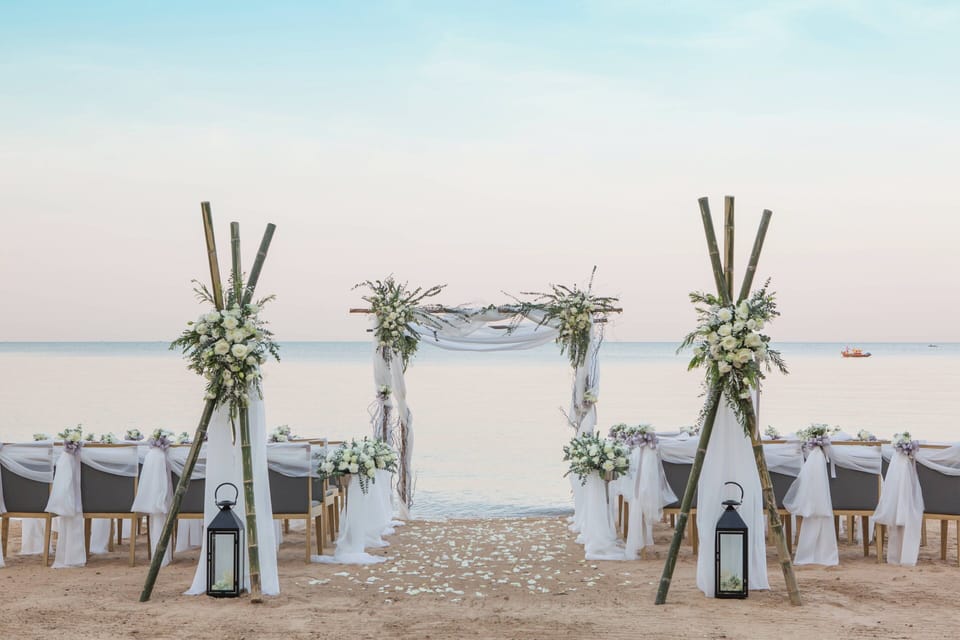 Private beach