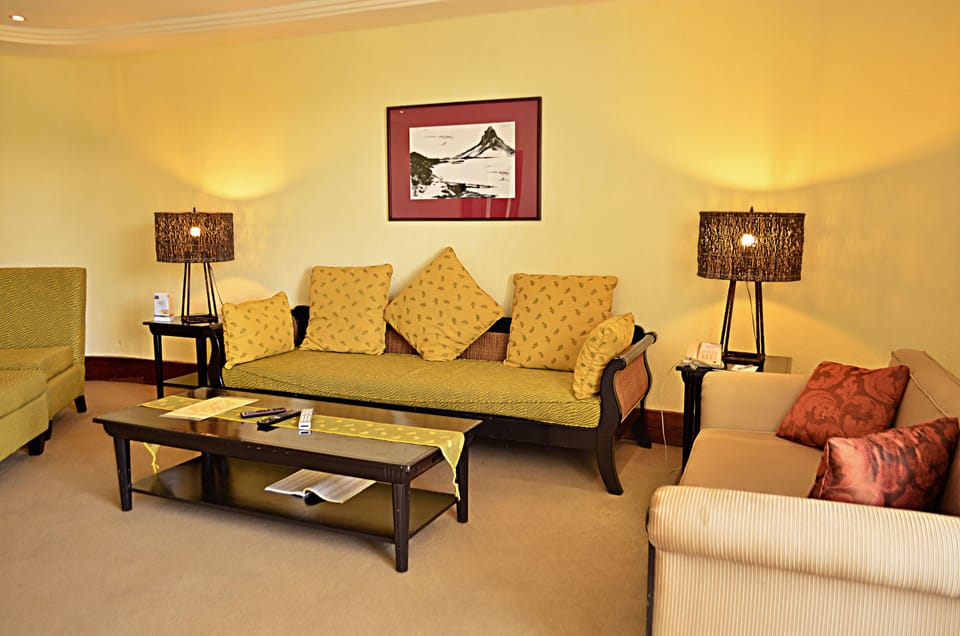 Presidential Suite | Living room | LED TV, DVD player