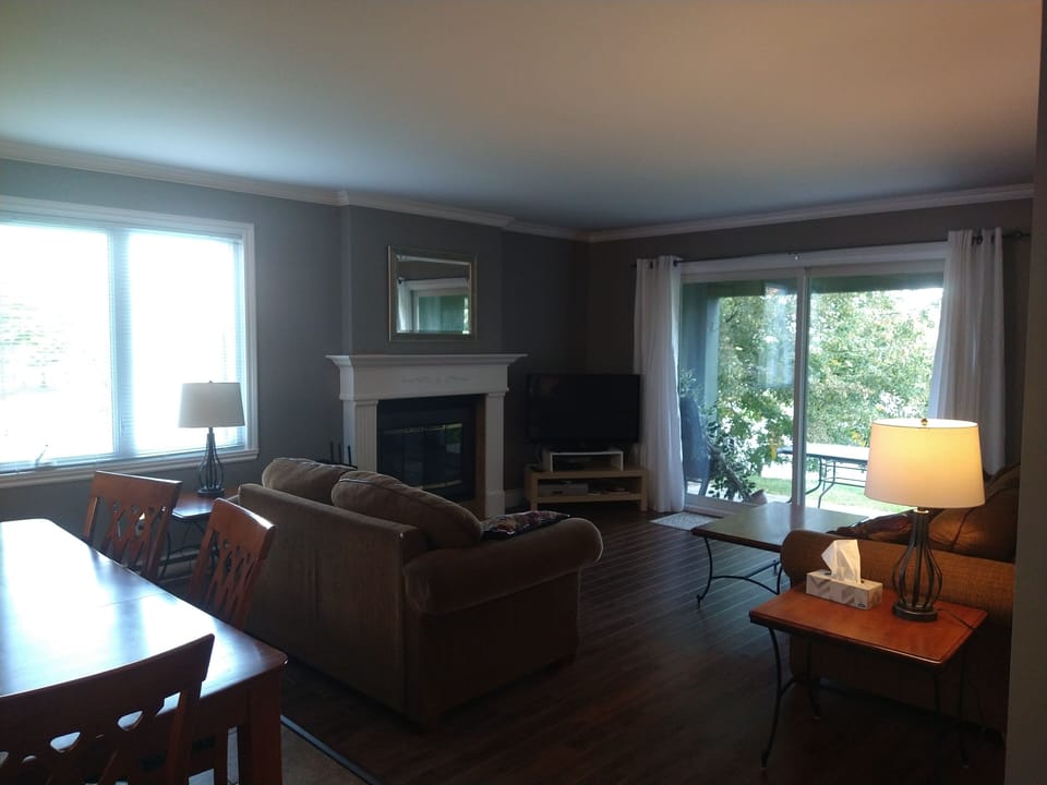 Living area looking from kitchen.