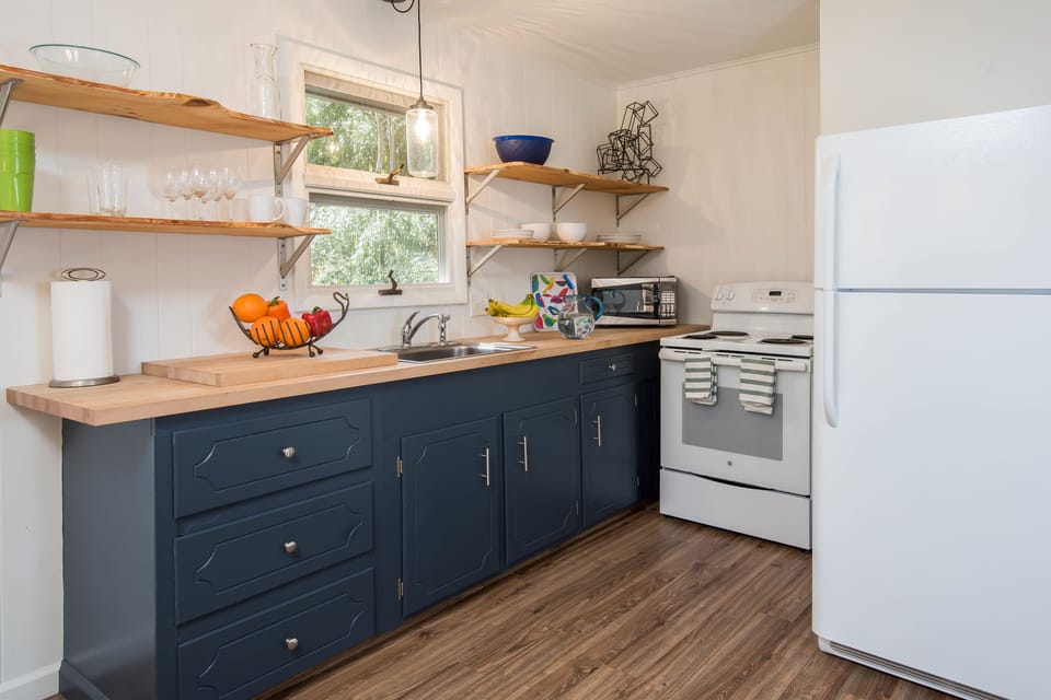 Bright, sunny kitchen