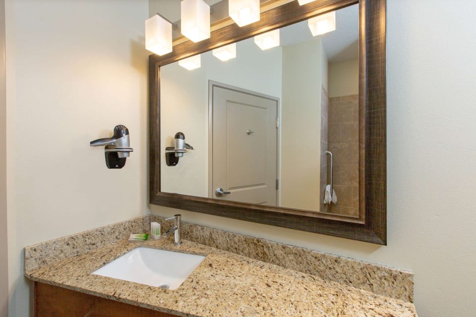 Free toiletries, hair dryer, towels, soap