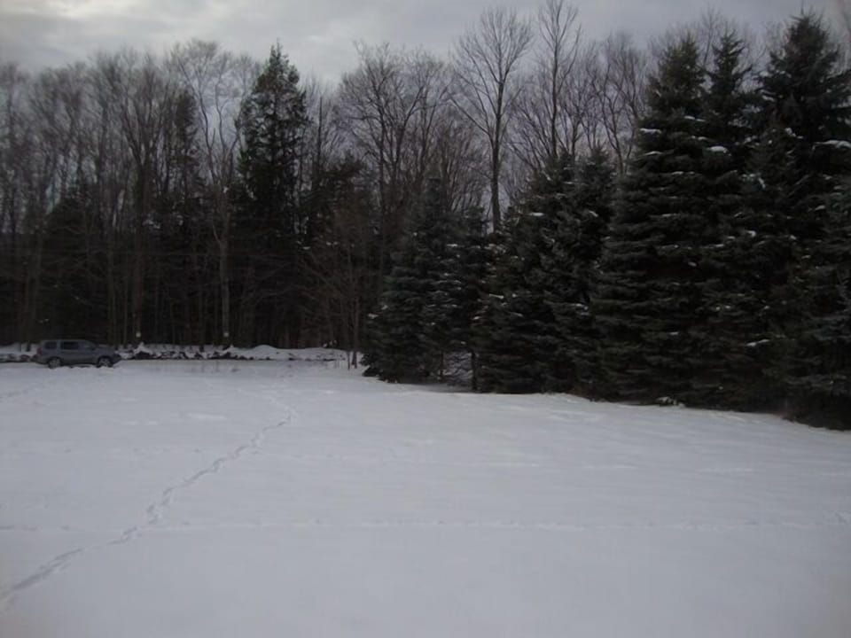 Sledding, snowboarding, snowshoeing and even snowmobiling outside your door.  
