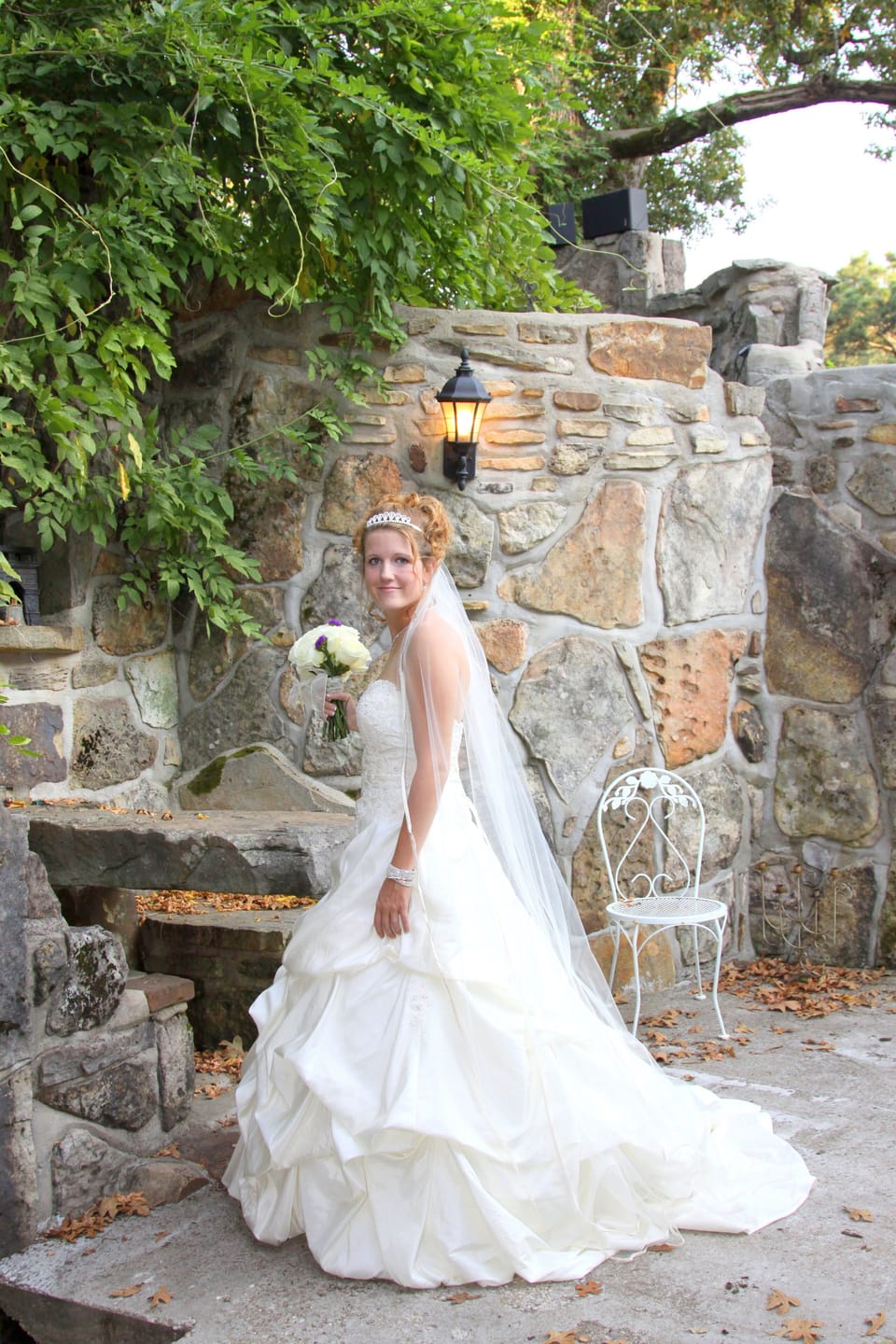 Permission from bride to use photo.