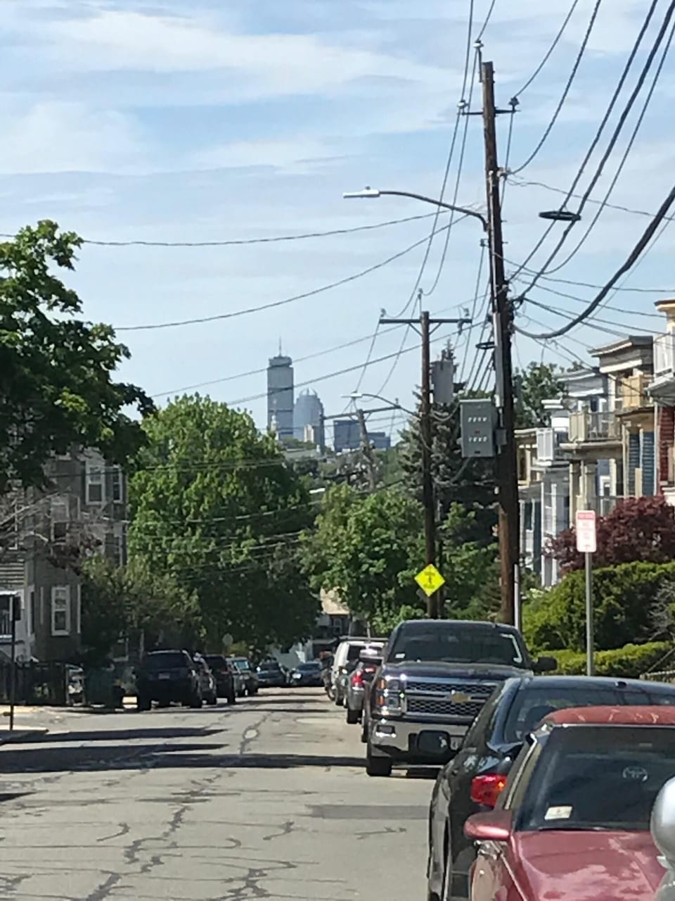 Downtown Boston View from front of Unit