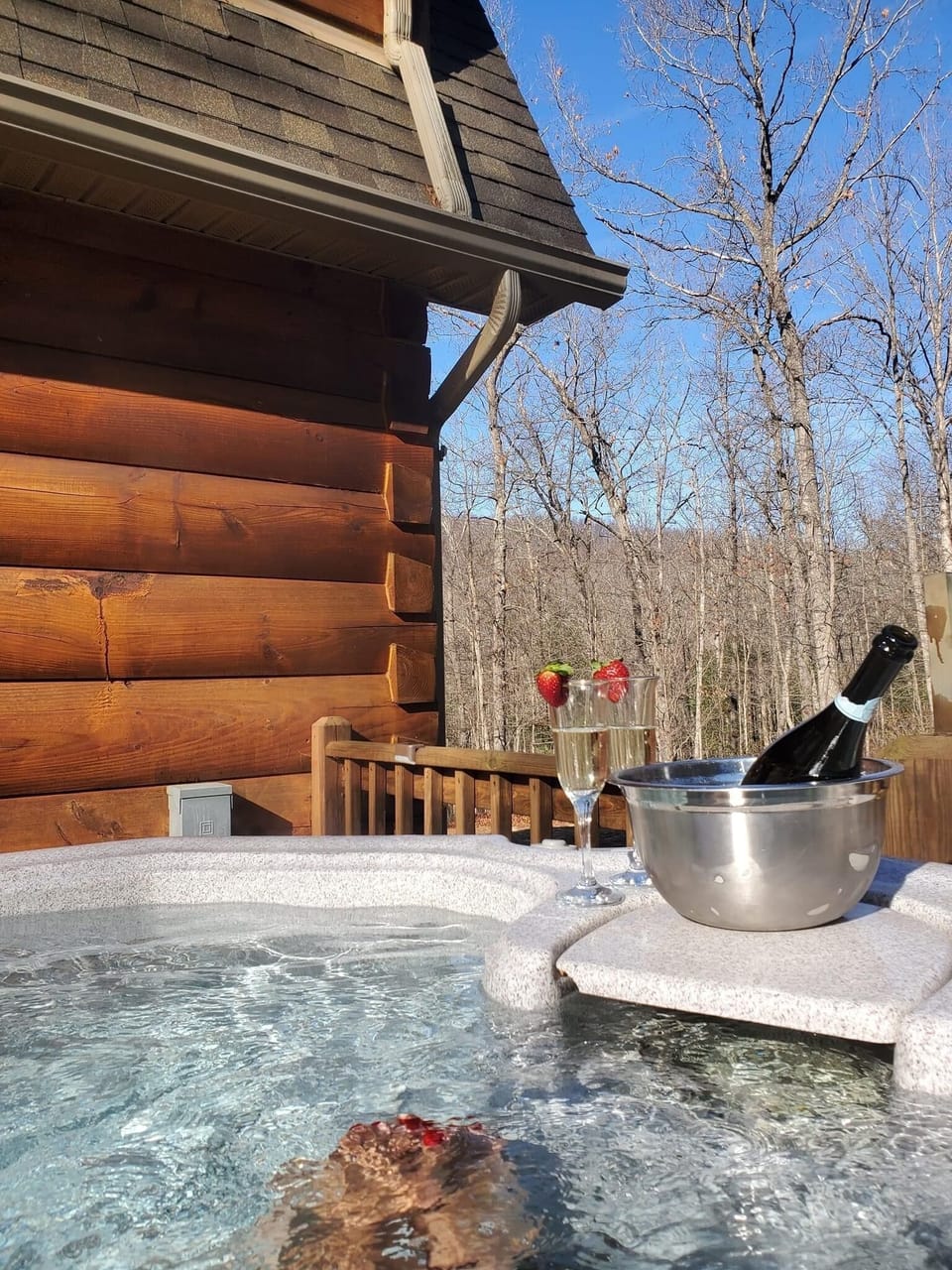 Relaxing hottub