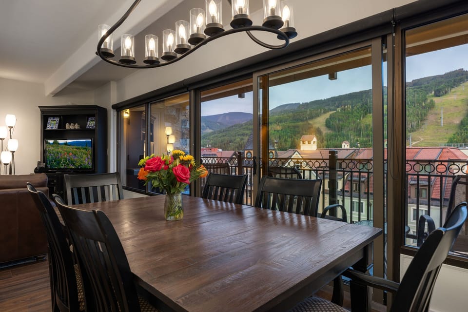 Dining Room with Mountain Views