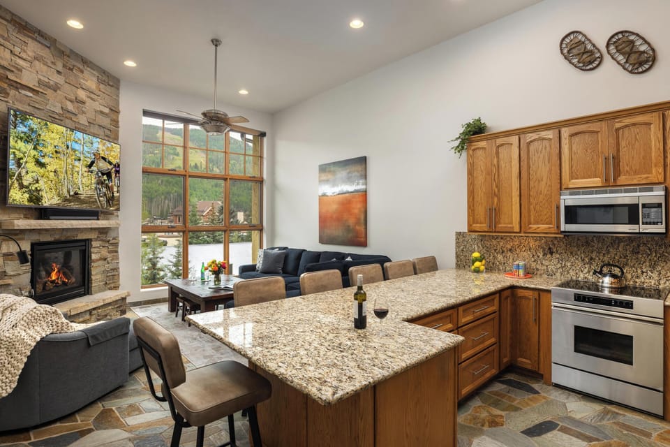 Kitchen and Living Room