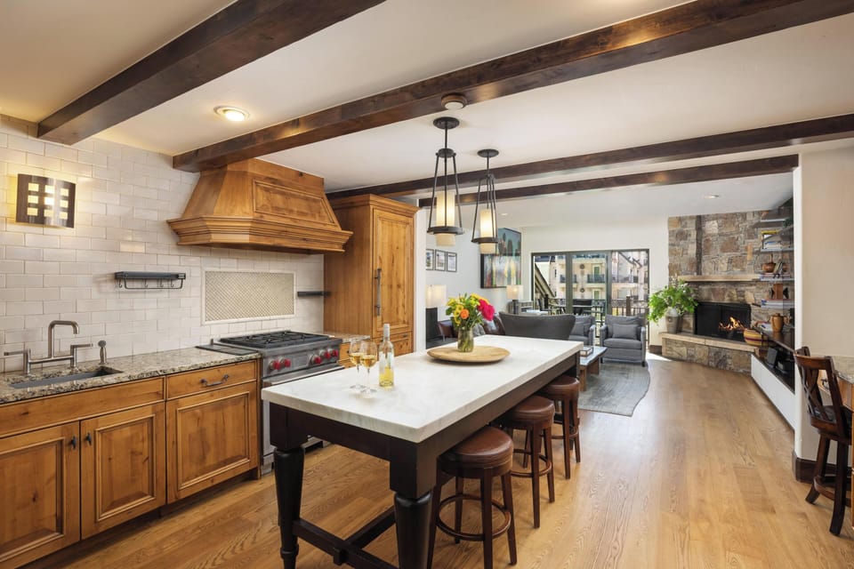 Kitchen and Living Room