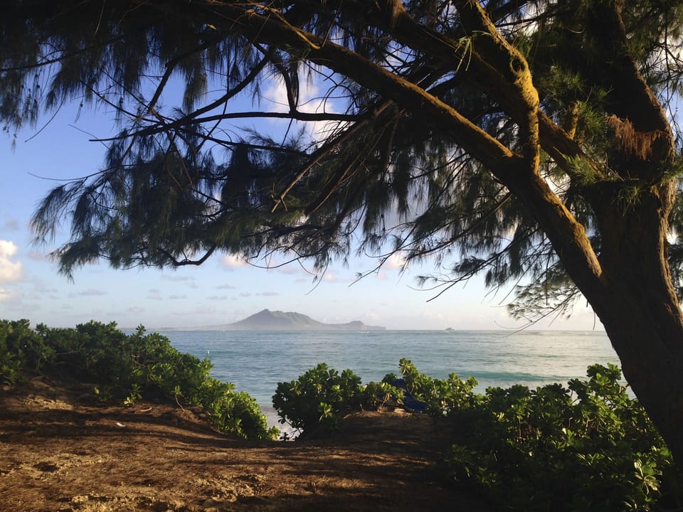 View from Waimanalo Beach Park
