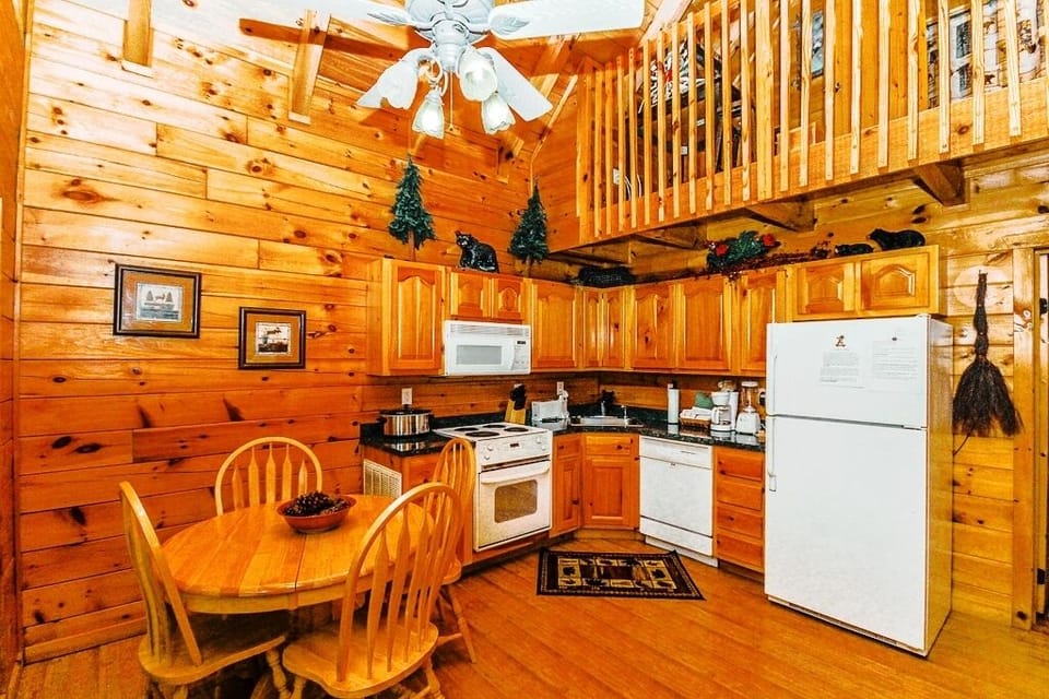 Fully equipped kitchen with everything needed to cook a meal, even a crock pot