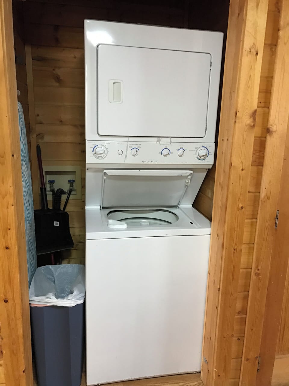 There is a washer and dryer if you need it.  