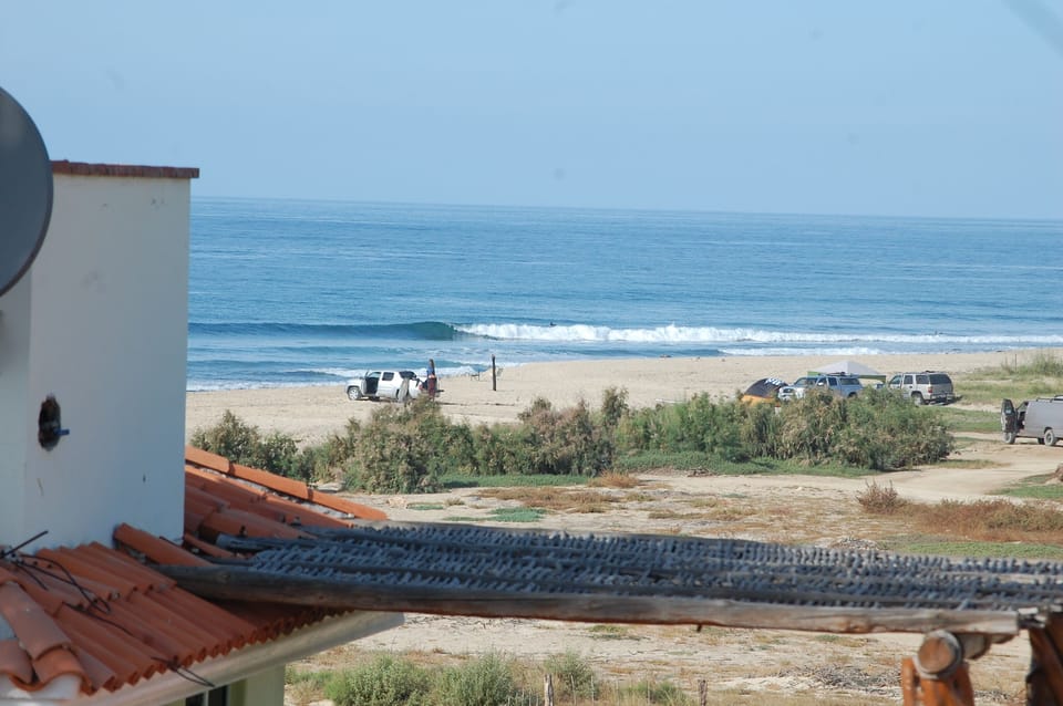 Beautiful ocean views from the top terrace!
