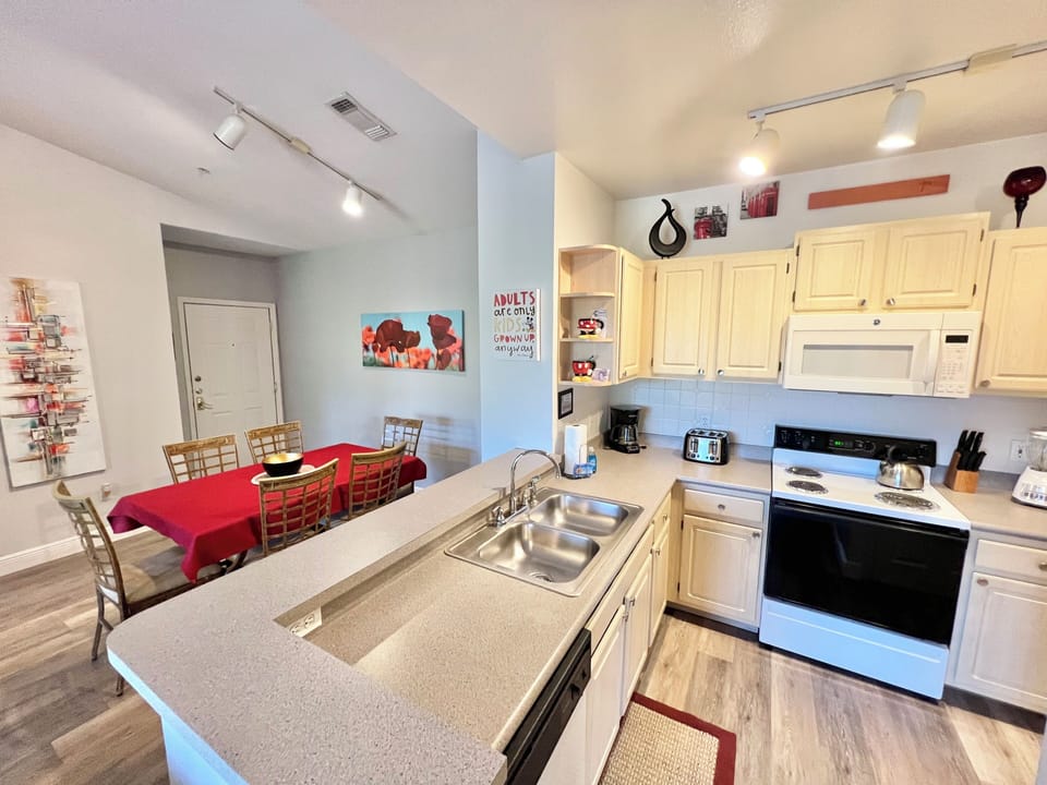 Kitchen Open to the Dining Area