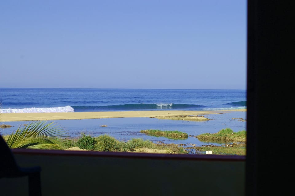 view of the surf....from the bed!