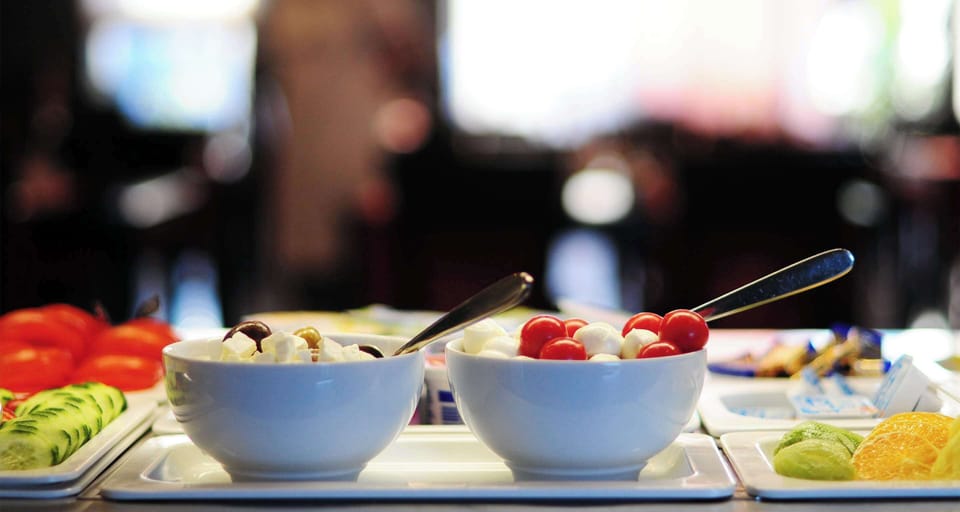 Free daily buffet breakfast