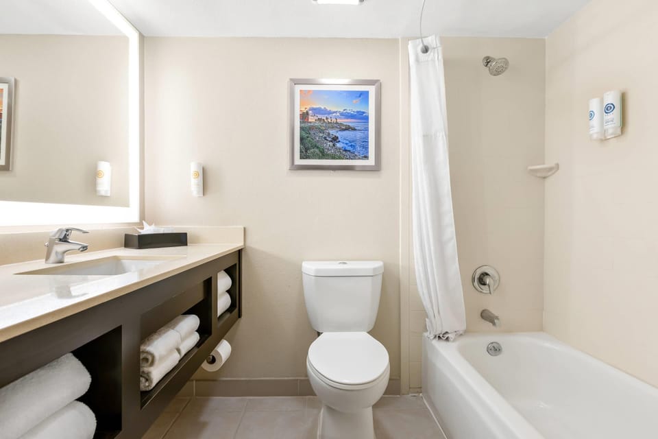 Suite, Multiple Beds, Non Smoking (Upgrade) | Desk, laptop workspace, blackout drapes, iron/ironing board