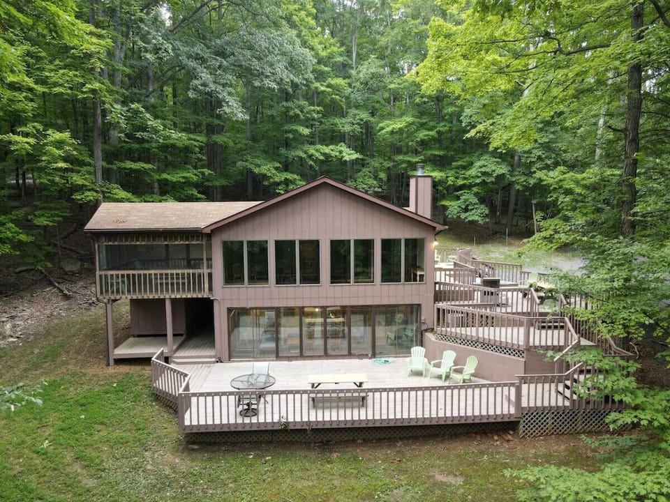 Relax on the deck and soak in the sounds of nature!