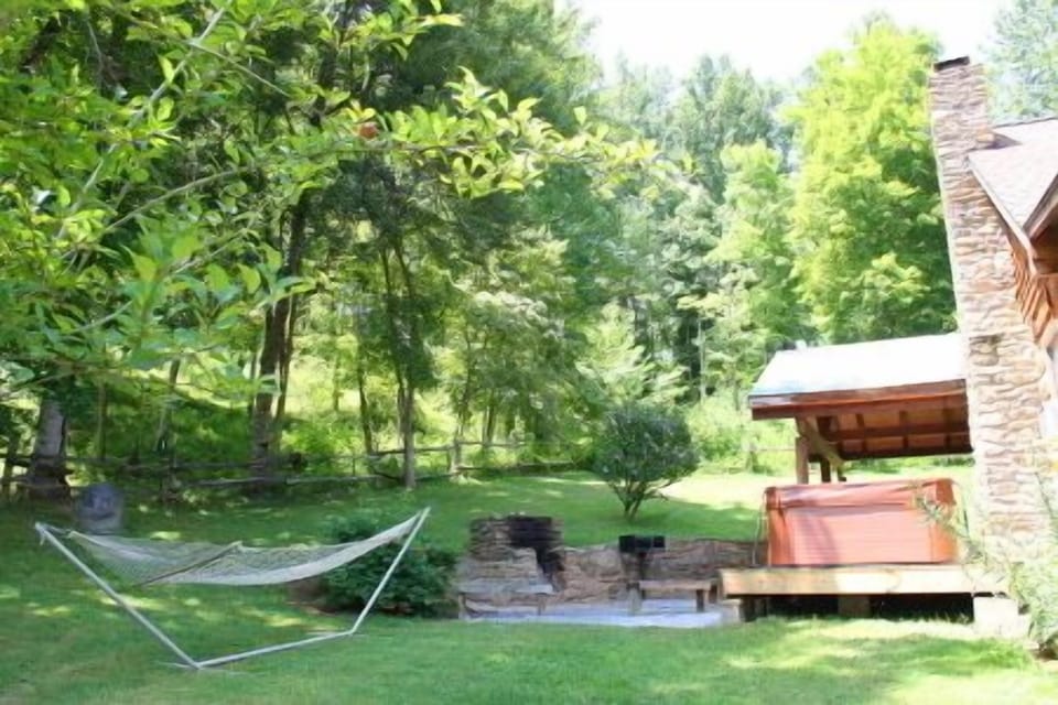 Unwind in the hammock or make memories while making smores!