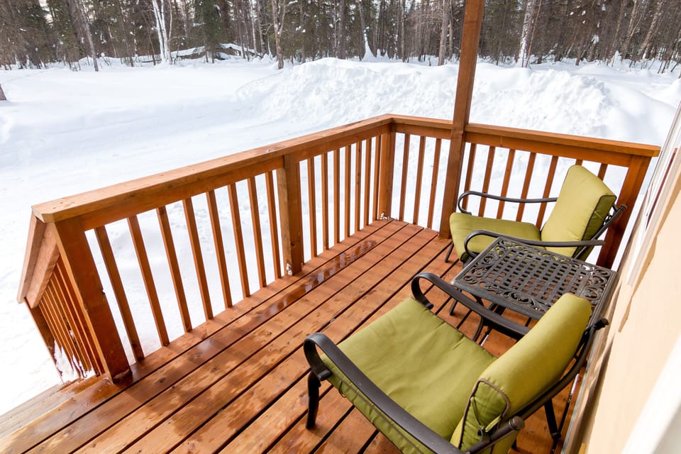Lovely deck to enjoy all year!
