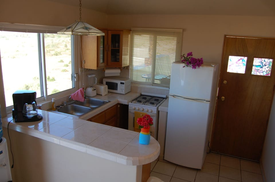 The Penthouse also has its own private kitchen!