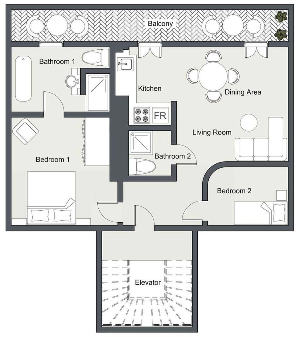 Chambertin floorplan
