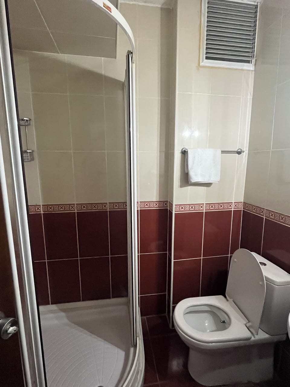 Economy Double Room | Bathroom | Shower, hair dryer, slippers, towels