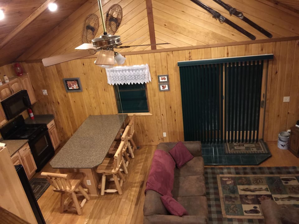 view from secluded loft