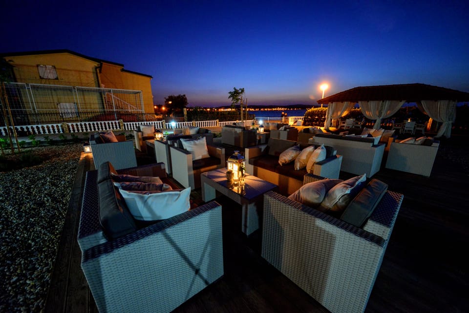 Front of property - evening/night