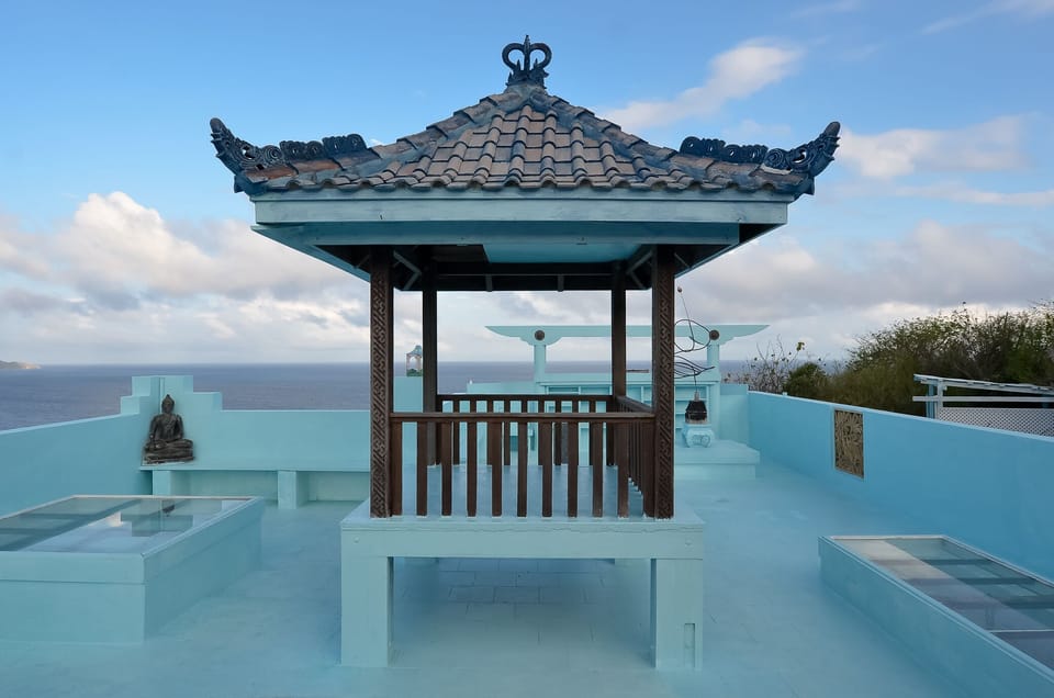 Pagoda on roof