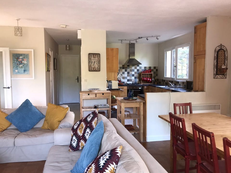 Living room with sofa bed